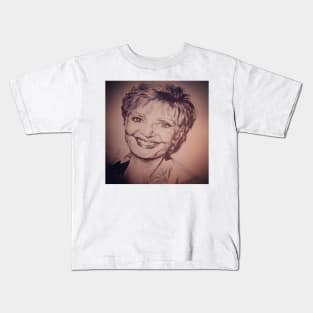 FLORENCE HENDERSON PORTRAIT Kids T-Shirt